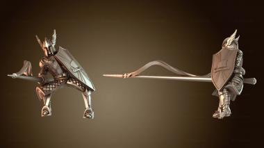 3D модель Рыцарь-конный чемпион (STL)