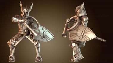 3D модель Рыцарь-музыкант (STL)