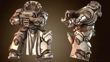 3D модель Рыцарь Прайм Ганнерс Ударник Ганнер (STL)