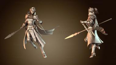 3D модель Рыцарь-Принцесса (STL)