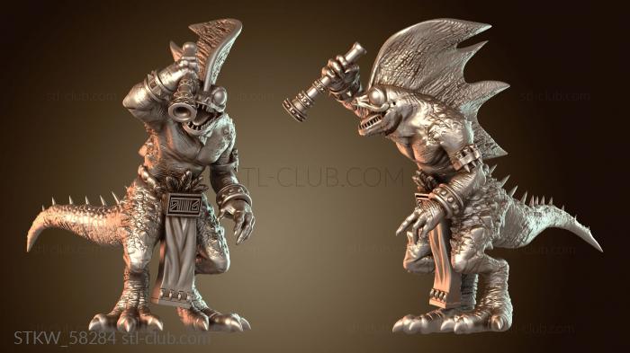 Military Рыцарь-Сцинк-Охотник с духовой трубкой Agile