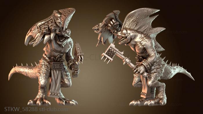 Military Рыцарь-охотник на сцинков с мечом