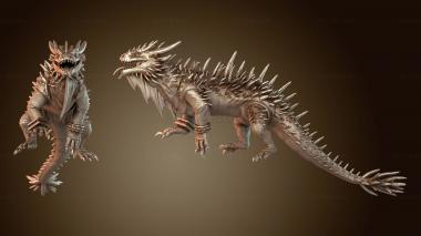 3D модель Рыцарь Копьеносец (STL)