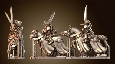 3D модель Рыцари Доблестные (STL)