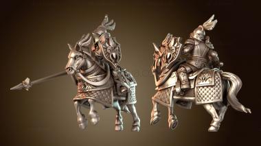 3D модель Рыцарский закрытый шлем Защитник копья (STL)