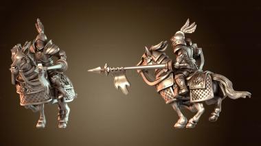 3D модель Рыцари-арбалетчики (STL)