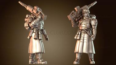 3D модель Тяжелые бластерные винтовки Рыцарей Ветеран (STL)