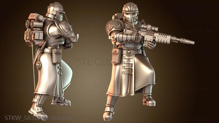 Рыцари Тяжелые Бластерные Винтовки Гвардии