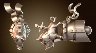 3D модель Рыцари Рыцарь в Королевском Шлеме (STL)