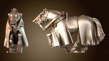 3D модель Знамя рыцарей-рыцарей (STL)