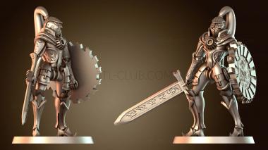 3D модель Рыцари Рыцарский меч (STL)