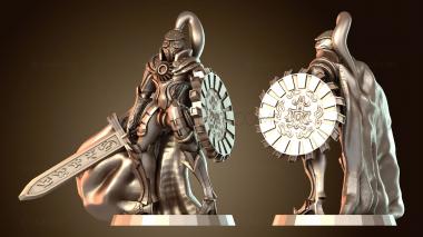 3D модель Рыцари Рыцарский плащ-меч (STL)