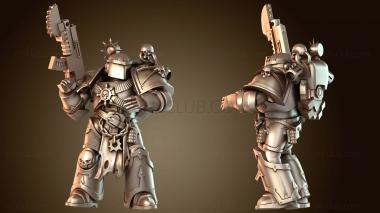 3D модель Рыцарский отряд Болтер тактический (STL)