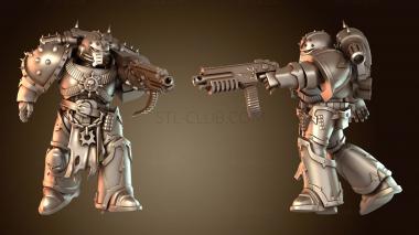 3D модель Отряд рыцарей-предателей телион нэнкхм Болтер (STL)