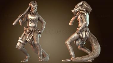 3D модель Кобольд-топорщик (STL)