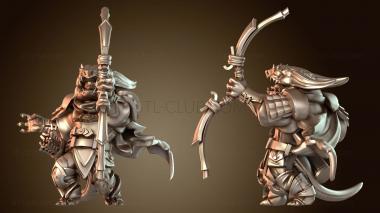 3D модель Кобольды кобольд-лучник (STL)