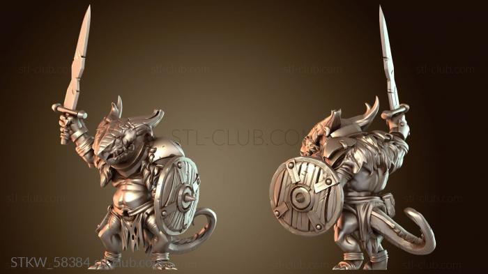 Military Кобольды кобольд варвар