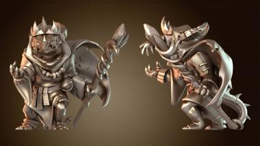 3D модель Кобольды кобольд чернокнижник (STL)