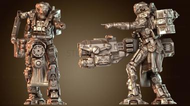 3D модель Тяжелая цепная пушка Колоса (STL)