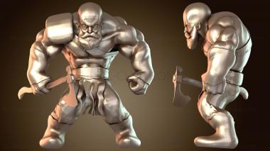 3D модель Кратос из God War (STL)