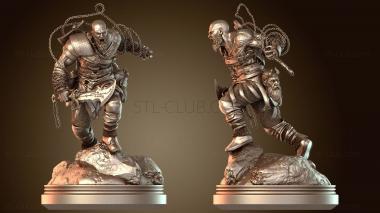 3D модель Кратос Бог Войны (STL)
