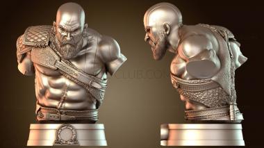 3D модель Кратос Бог войны БЕСТ (STL)