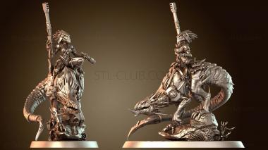 3D модель Ксеносы из Дикого Всадника Кролла (STL)