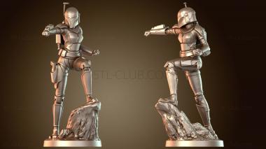 3D модель Крайз Мандалорский воин Меша V (STL)