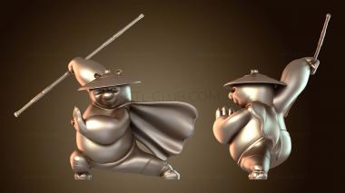 3D модель Кунг-фу панда (STL)