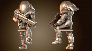 3D модель Капитан Кутон Дуэйн (STL)