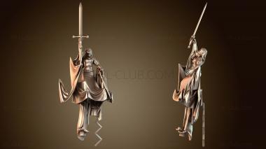 3D модель ЛЕДИ ОЗЕРО изящная (STL)