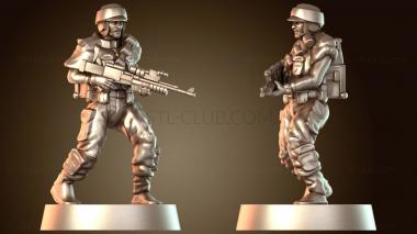 3D модель Ланардарна БОГИМСО, отряд повстанцев САНТОСА, доблестный (STL)