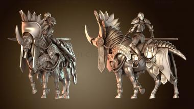 3D модель Воин с копьем (STL)