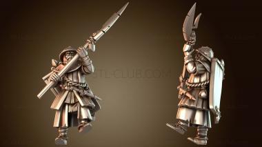 3D модель Приземляет миниатюры THIN GALLIA MEN ARMS (STL)