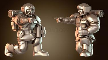 3D модель Боец Ланон (STL)