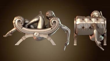 3D модель Лара Крофт Modern Warfare (STL)