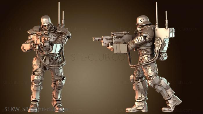 Шлем с лазерной винтовкой