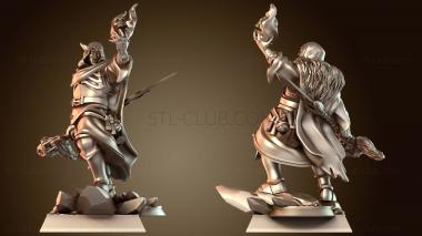 3D модель Последний Меч Змеиного Племени Воин рд текс Чародей (STL)