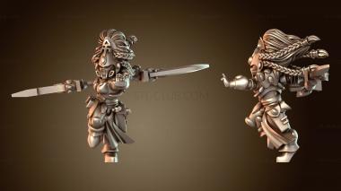 3D модель Лидер Двойное Копье Самка (STL)