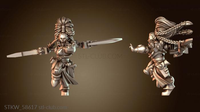 Military Женский шлем Leader Double Lance