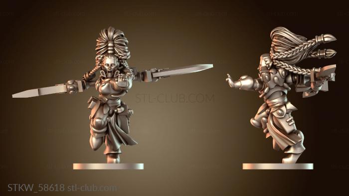 Military Лидер Двойной Копье Женский Шлем бронированный