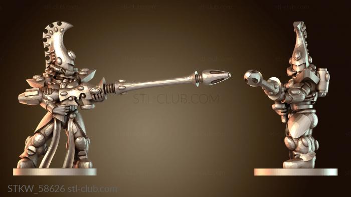 Military Лидер, стреляющий в женщину-бдителя