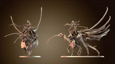 3D модель Капитан кавалерии Листоходов Волосы (STL)