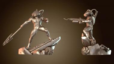 3D модель Легион и Черная Манта (STL)