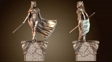 3D модель Легион и Охотница (STL)