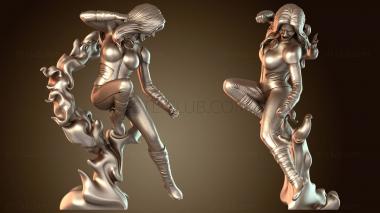 3D модель Легион и Желтый Фонарь Джессика Круз (STL)