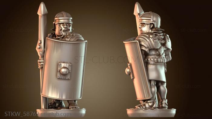 Military Легион Бланк, измученный в боях