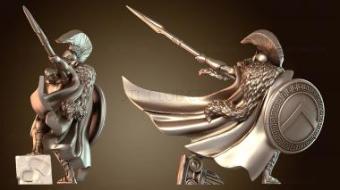 3D модель Леонидас Греческие боги и герои Олимпа (STL)