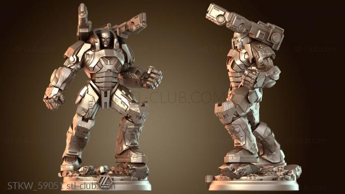 Лекс Лютор Боевой костюм Тяжёлый солдат Lexcorp