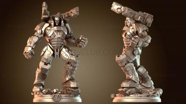 3D модель Лекс Лютор Боевой костюм Тяжёлый солдат Lexcorp (STL)